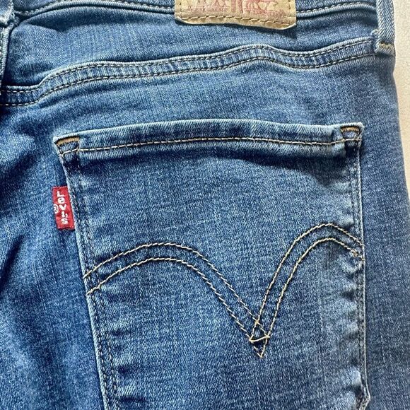 Levi’s Classic Bootcut Blue Denim Jeans Size 8 - Picture 8 of 9